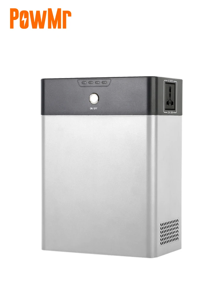 PowMr 2KWH 1KWH Tragbare Powerstation 314Ah Lifepo4-Batterie Solargenerator mit 250W 500W 1000W Solarwechselrichter 220V Max PV 36V 200W 45-65Hz