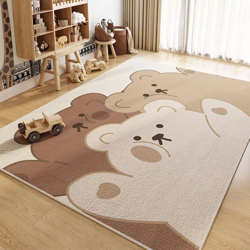 Cartoon early education children carpet living room dirt resistant easy to take care of soundproof sofa coffee table carpet home