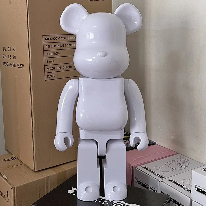 Duże 1000 niedźwiedzi lalka ABS designerskie zabawki artystyczne 1000% kolekcje figurki Bearbrick duże 70CM