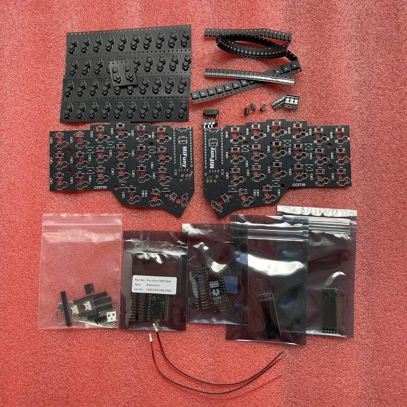 

Corne V3 Split Keyboard Pcb Board RGB MX/Choc Corne V3 Keyboard Pc Accessories Custom for Split Keyboards Kit Via