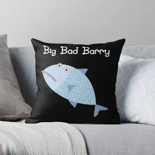 Big Bad Barry  Printing Throw Pillow Cover Bedroom Home Decor Car Sofa Anime Bed Fashion Decorative Pillows not include One Side