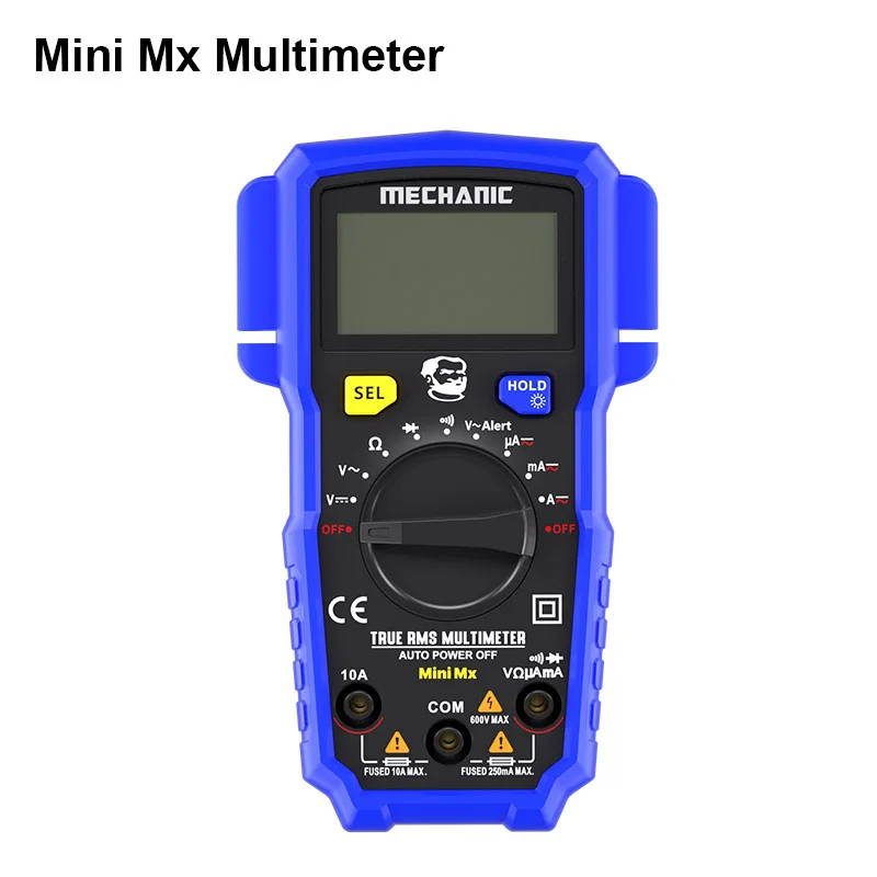 MECHANIC Mini MX Multimeter Intelligent Anti-burn NCV Function LED Large Screen Overload Protection Multimeter