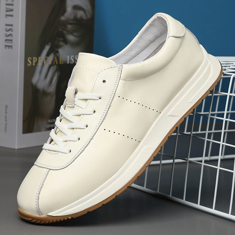 

Autumn and winter new breathable Forrest Gump shoes, comfortable white shoes, men's versatile sports shoes 241001