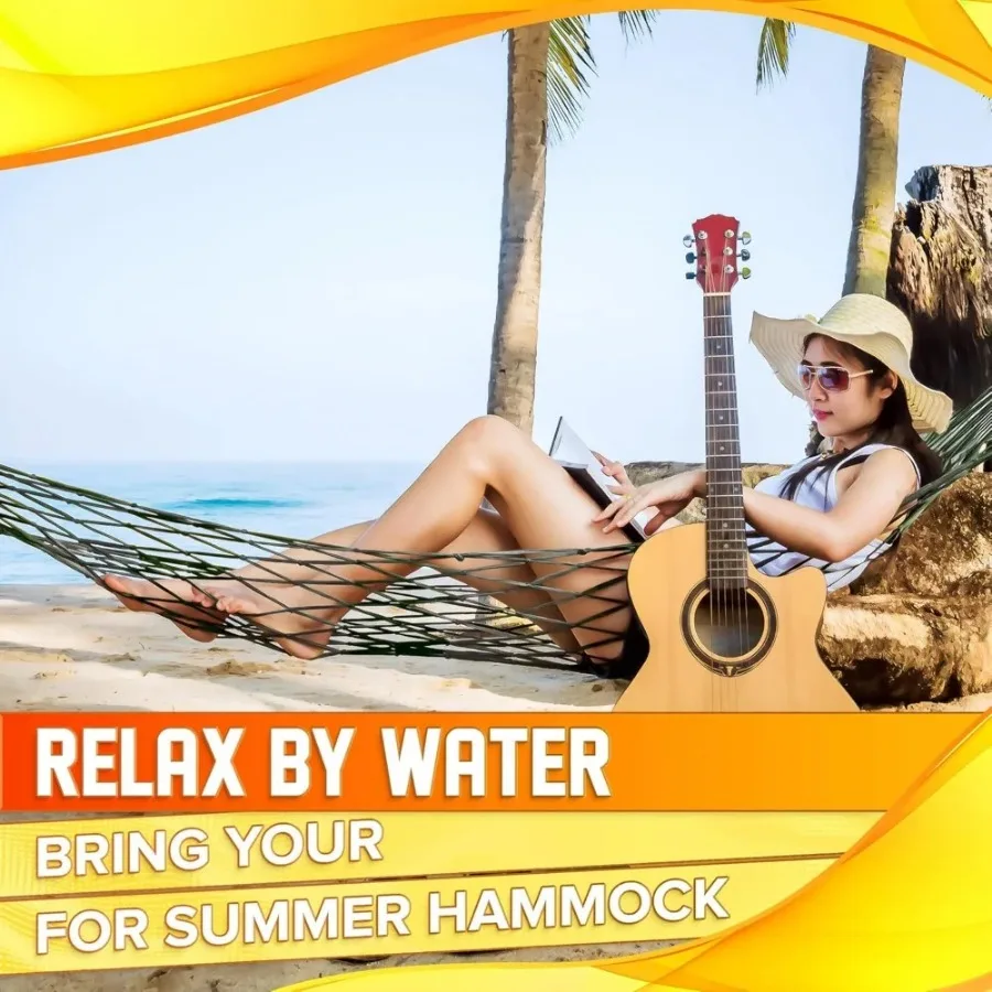 

Гамаки из сетчатой веревки для улицы, нейлоновый спальный гамак для кемпинга, сетчатый гамак большой емкости