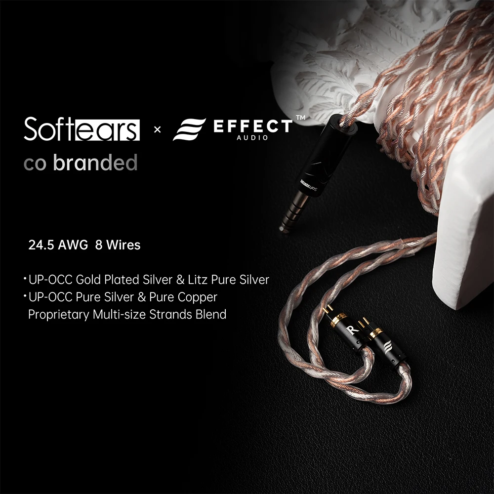 Softears Enigma HIFI Monitor Headphones IEMs 2DD 6BA 1EST Hybrid Driver Earbuds Reference Grade In-Ear Earphones