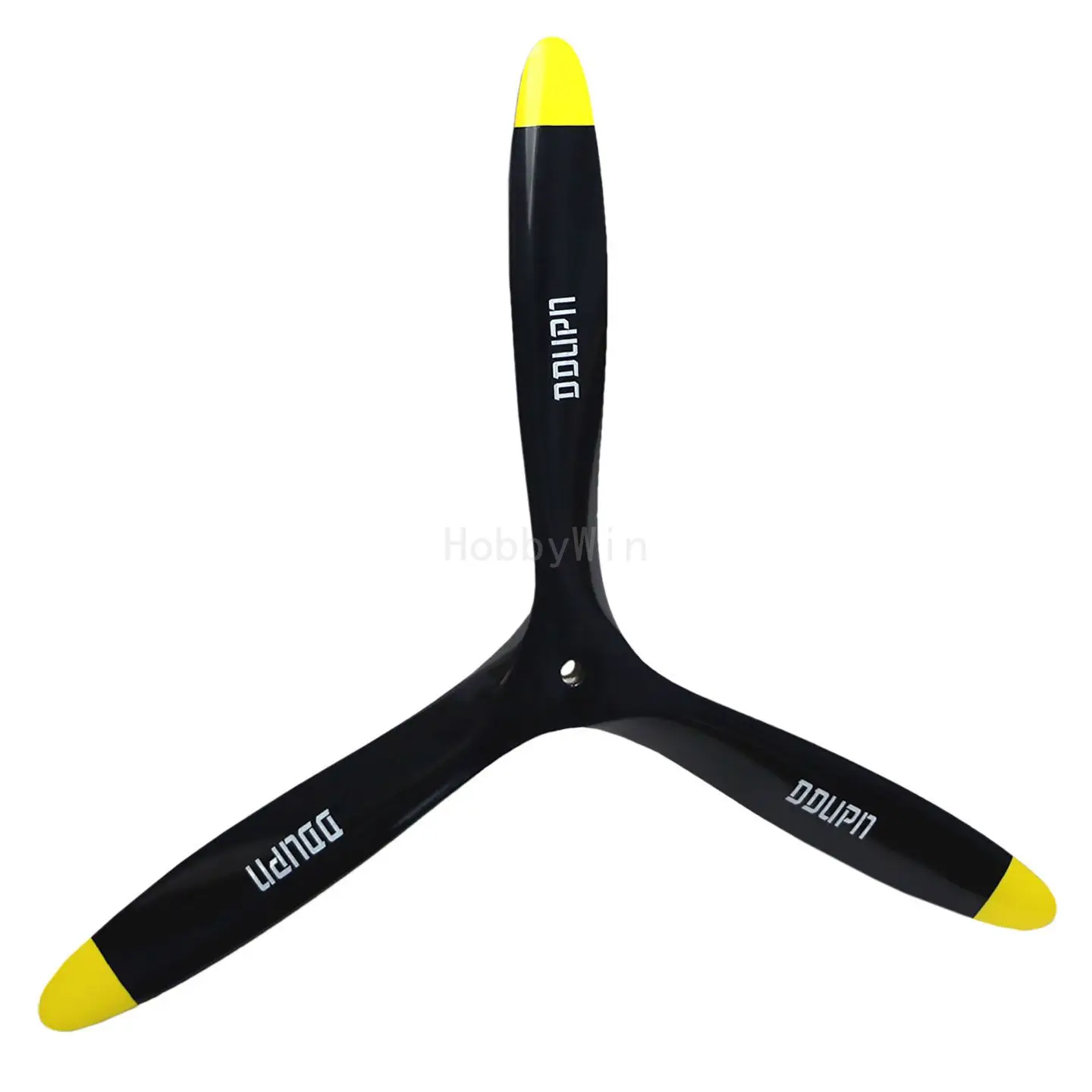 Hélice à bois à 3 pales 20 pouces 20x6 20x8 20x10 20x12, extracteur de puissance de moteur noir pour avion RC Warbird Sporter Trainer