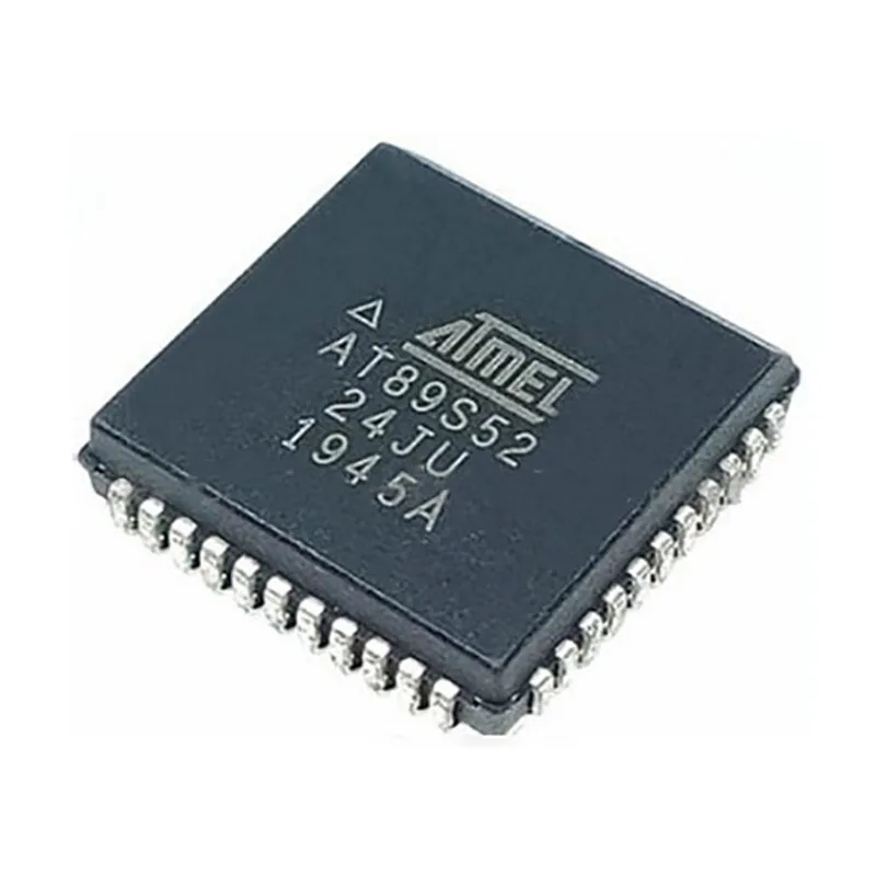 AT89S52 Original MCU AT89S52-24JU PLCC-44 8-bit Microcontrollers MCU 8kB Flash 256B RAM 33MHz 4.0V-5.5V