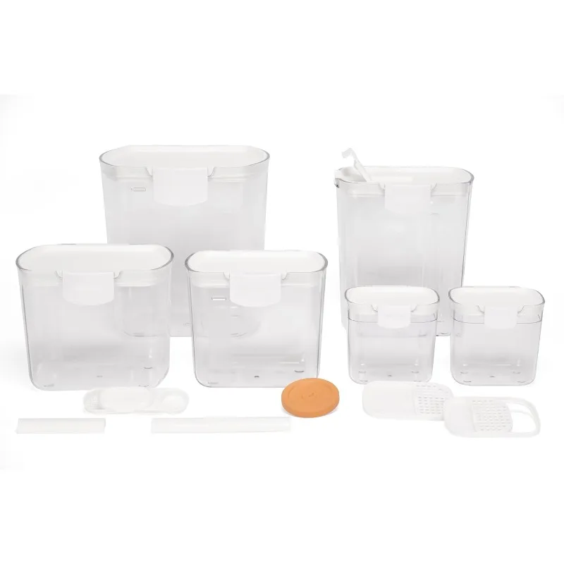

ProKeeper Baker's Airtight Kitchen Storage Canister Container Set for Flour, Sugar & More, Keeps Ingredients Fresh