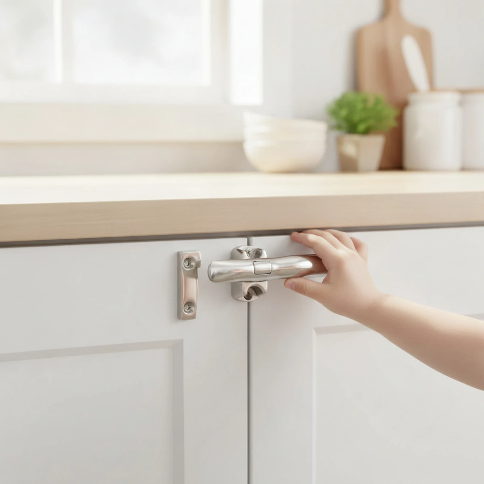 Latch with Mounting Plate Stainless Steel Door Latch Hardware Sturdy Anti-Rattle for Boat Owners, Hatches, Boats
