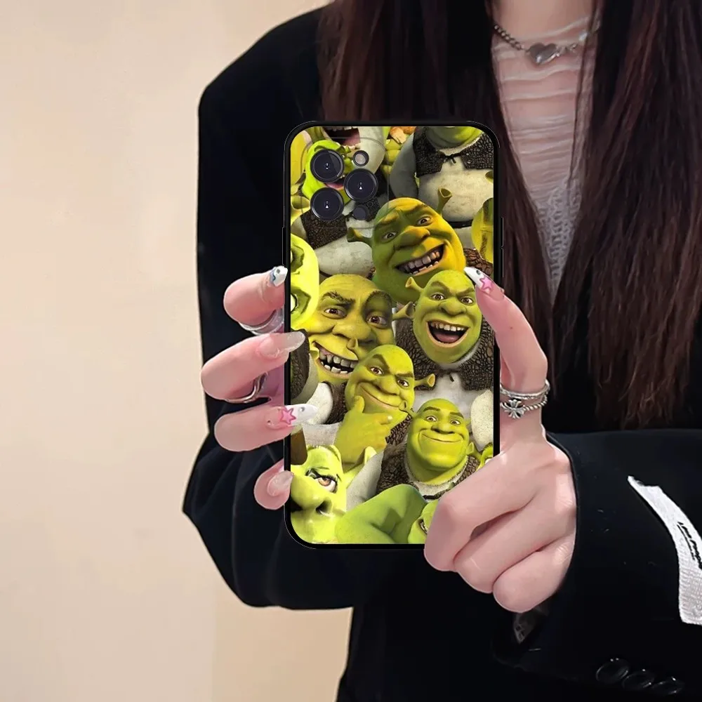 Cartoon Moive S-ShrekS Coon For iPhone 15 14 11 12 13 Mini Pro XS Max Cover 6 7 8 Plus X XR SE 2020 Funda Shell