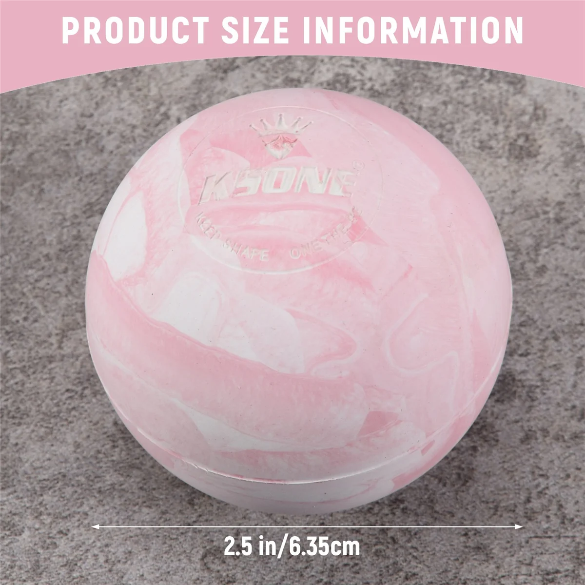 RIRI KSONE Массажный мяч для лакросса - Портативный массажный мяч для фитнеса - Ролик для массажа мышц - Мягкий массажный мяч для релаксации 3