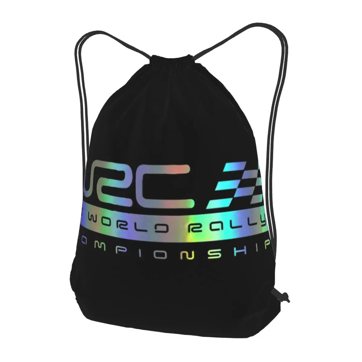World Rally Championship WRC Backpacks Portable Drawstring Bags Sports Bag Book Bags for Man Woman Students