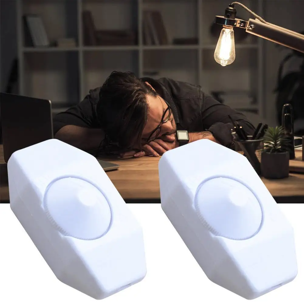 AC 220V Dimmer Switch Adjust Light Dimmable Rotated Dimmer Switch For Table Lamp Fittings LED Strip Y1U4