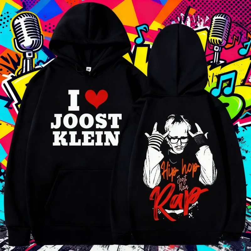 2025-26 Herfst/Winter I Love Joost Klein Europapa Sudaderas Con Capucha 100% Katoen Gedrukt Hoodie Warm Houden hip Hop Y2k