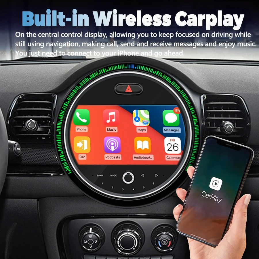 9inch Android Screen Dual System Car Radio For BMW Mini Cooper F54 Stereo Multimedia Video Player WIFI 4G Carplay GPS Head Unit