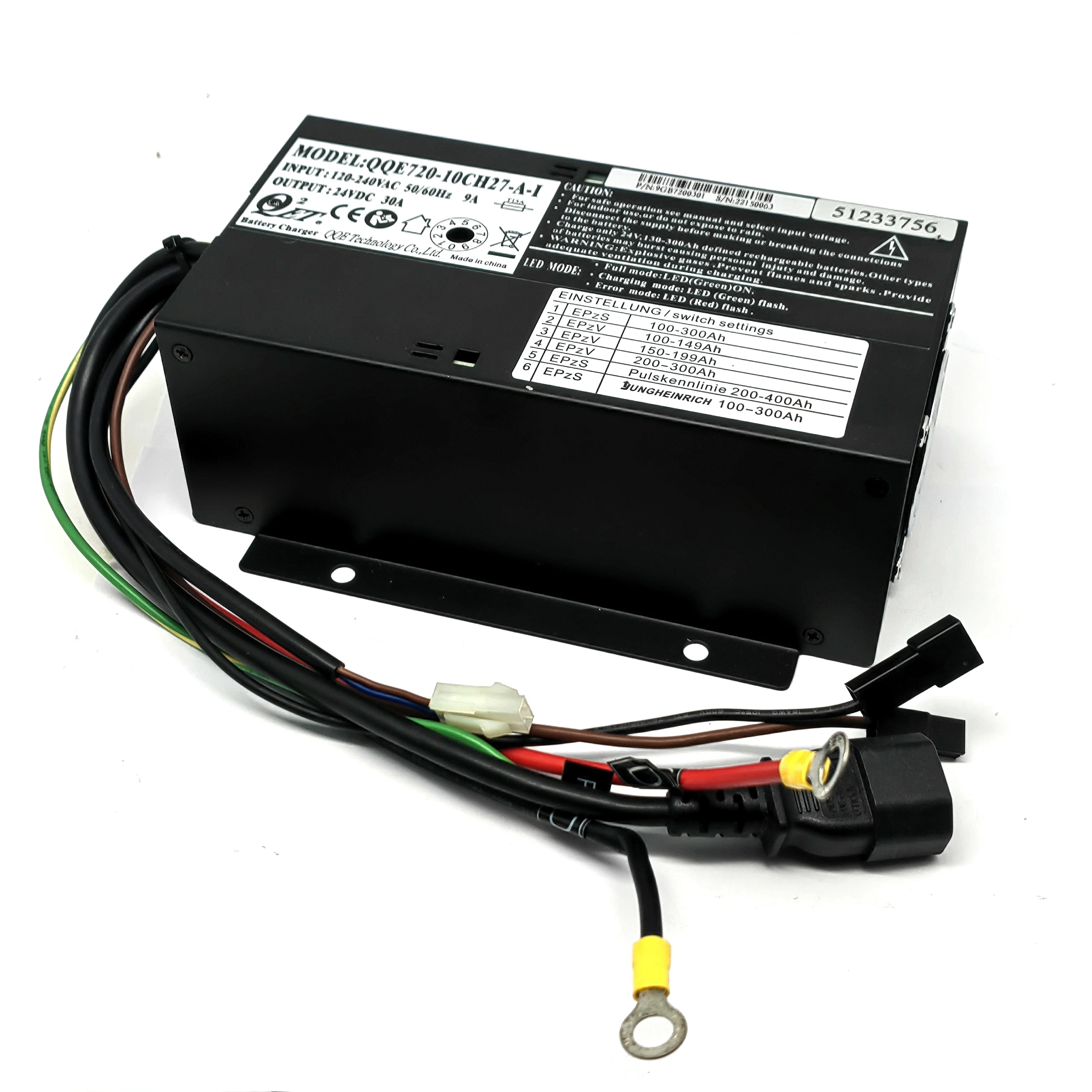 Genuine Jungheinrich Forklift Charger - Original Part #51233756 for Reliable & Efficient Battery Charging