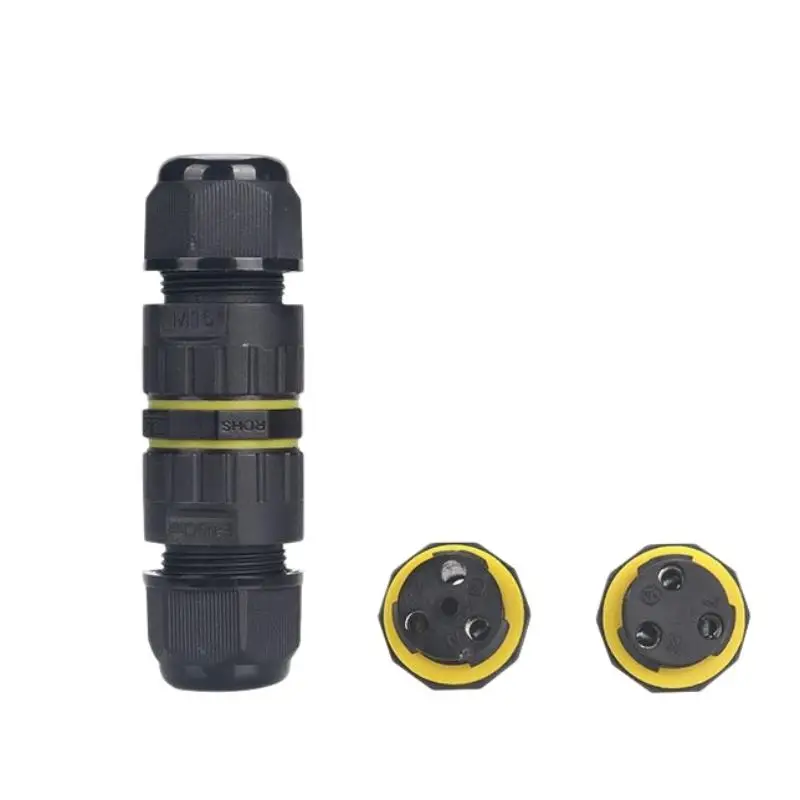 *1Pcs M16 Wire Range 3.5-10mm Junction Box Outdoor 2/3 Way Waterproof IP68 Electrical Cable Connector Suitable For Repair Extend