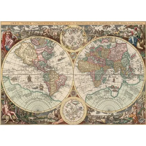 Art Puzzle World Map 260 Piece Jigsaw Puzzle