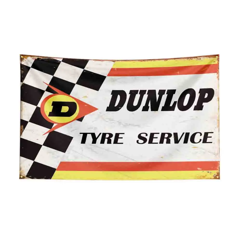 3X5 FT Dunlop Flag Polyester Printed Auto Parts  Banner For Decor