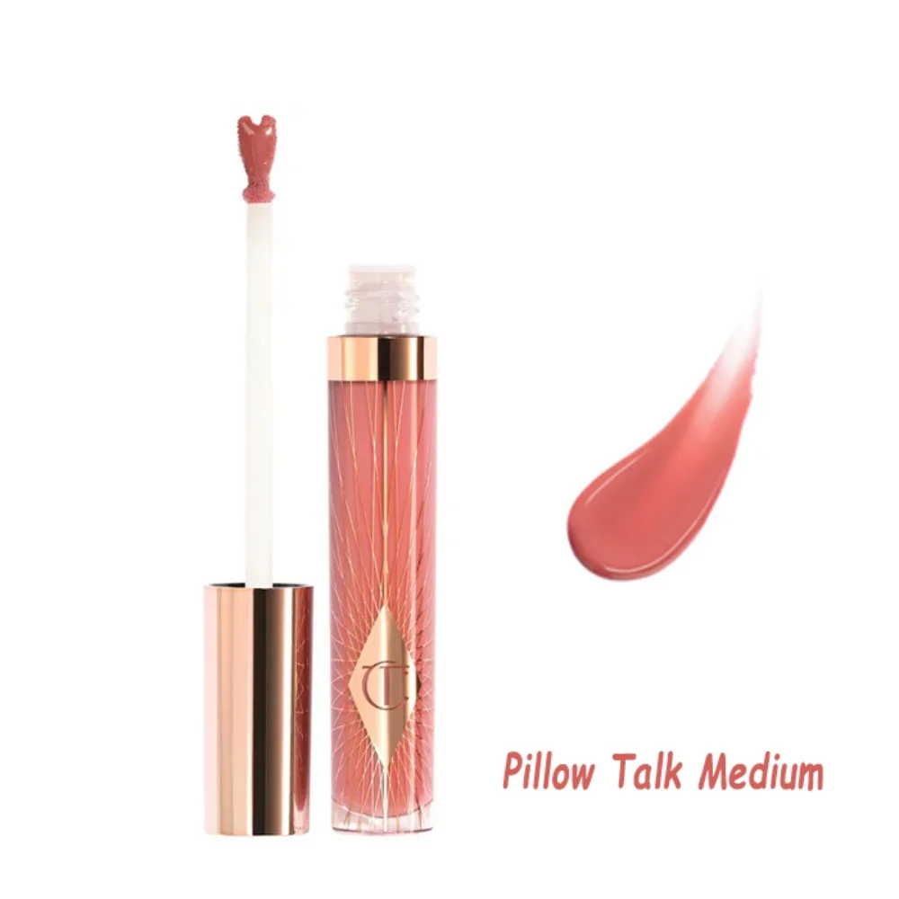 Charlotte Tilbury Lip Gloss Walk of No Shame Pillow Talk Fair Peachy Plump Lipstick Long Lasting Natural Shine Makeup Lip Balm