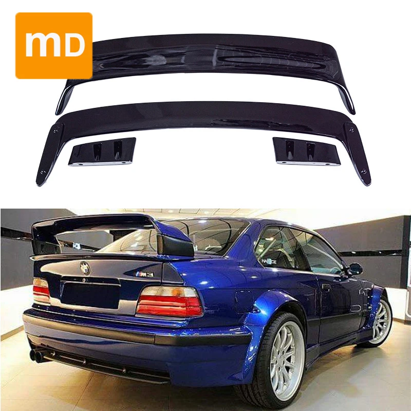 Glossy Black Spoiler Wing For 1990-2000 BMW Three Series E36 Tail Wing Spoiler Body Kit Car Accessories Upgrade