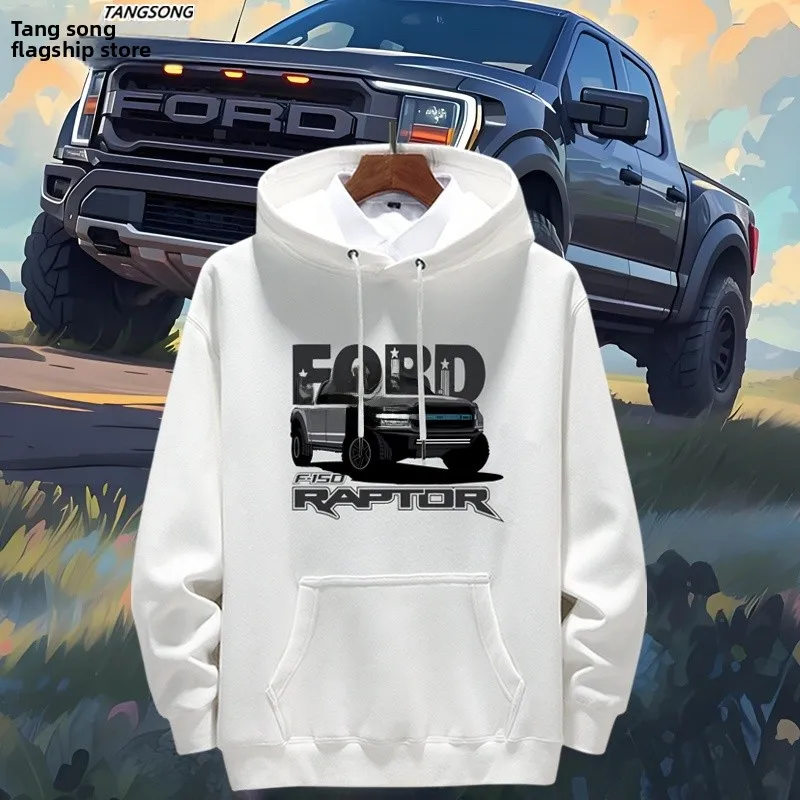 

Толстовка F50 Raptor для любителей бездорожья, повседневная свободная мужская одежда, удобная, дышащая, из хлопка и полиэстера.