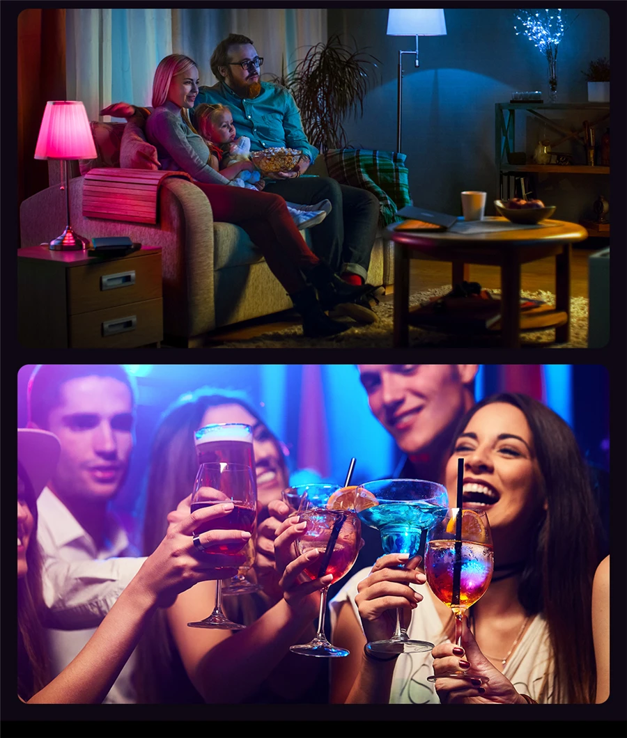 Yeelight Smart LED Bulb W3 E26 Color/White Ambient Light Wifi Voice Control 1700K~6500K For Mi Home Alexa Google SmartThings