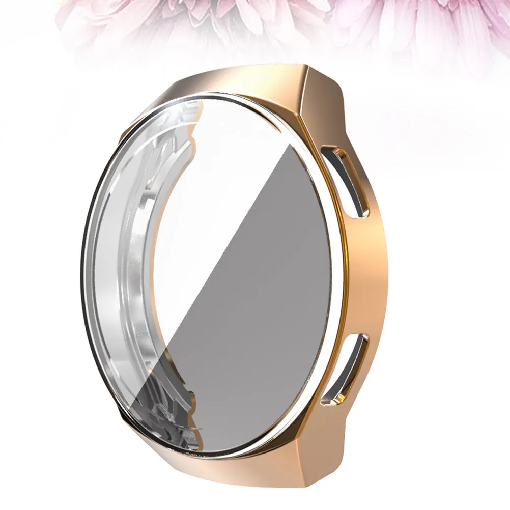 

Watch Case Compatible with Gt Rose Gold Full Coverage Protector Scratch Proof Slim Fit Precise Cutouts Button Access Fashion