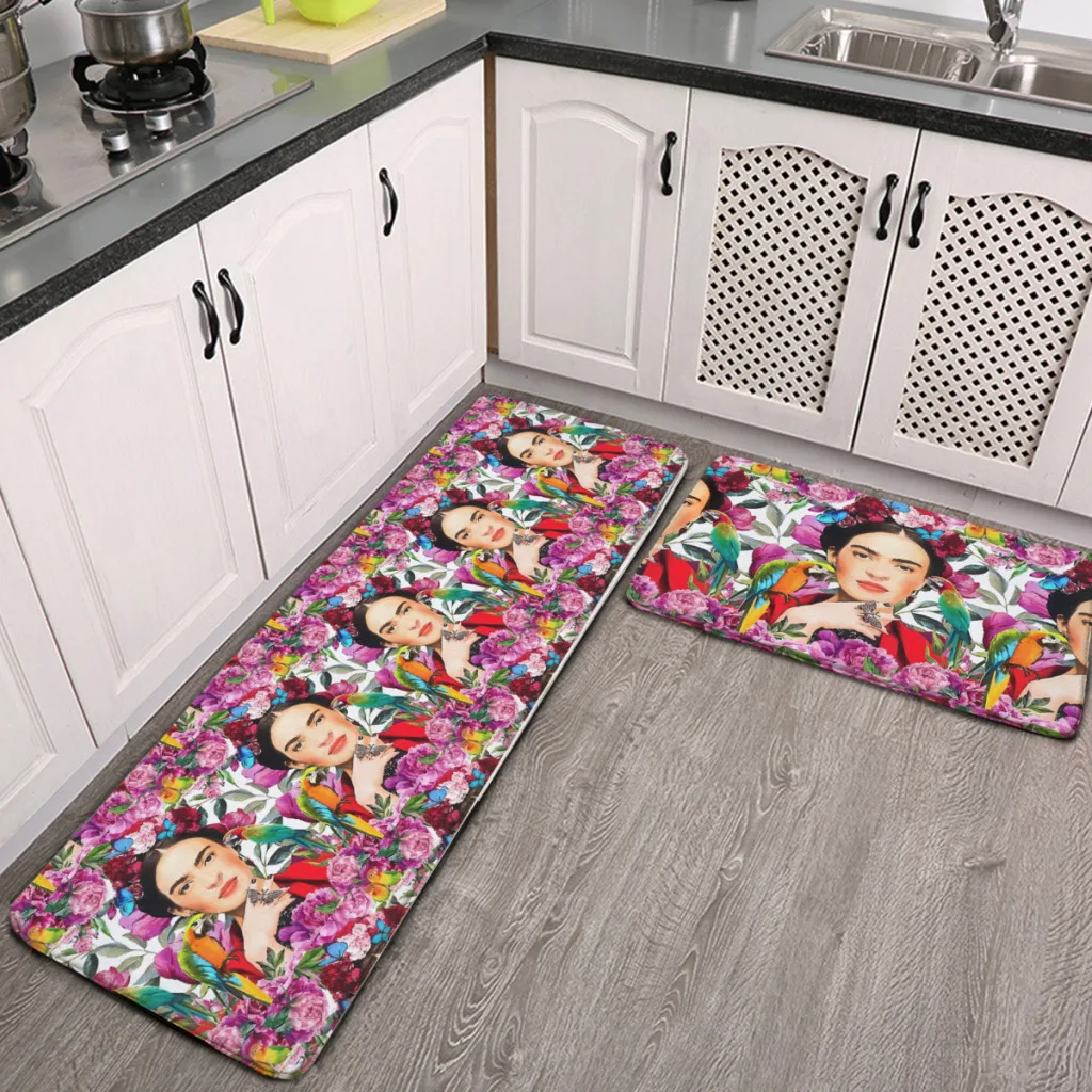 Frida Forever Kitchen Mat Floor Carpet Fashion Simple  House Modern Home Decor   ﻿