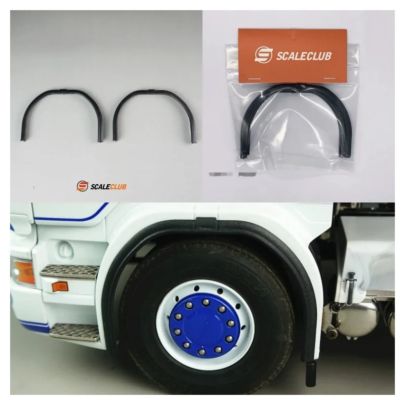 

Модель Scaleclub Scaleclub для Tamiya, грязевая головка для колеса Scania, брызговик для бровей