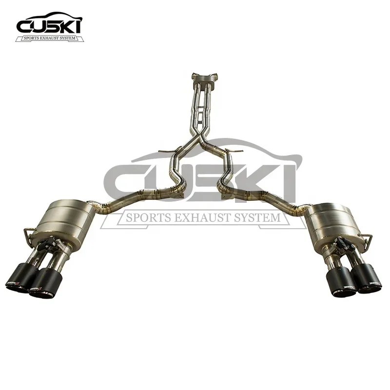 High Flow Catback Exhaust System For PORSCHE PANAMERA (971) 4.0  Stainless Steel car Exhaust Modification Exhaust system