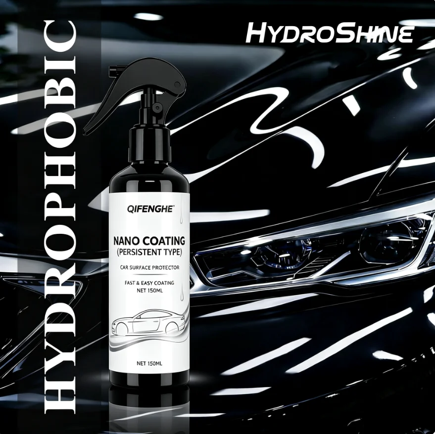 QIFENGHE Nano Coating Hydrophobic Hydroshine Car Paint Protection Fast Easy Apply Polish Gloss Sealant For Auto SUV Truck 150ml