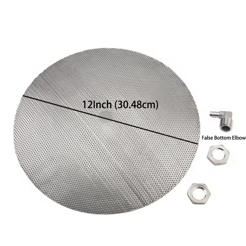 12 Inch Stainless Steel Domed False Bottom Homebrew All Grain Mash Tun False Bottom For Homebrew Pot Kettle