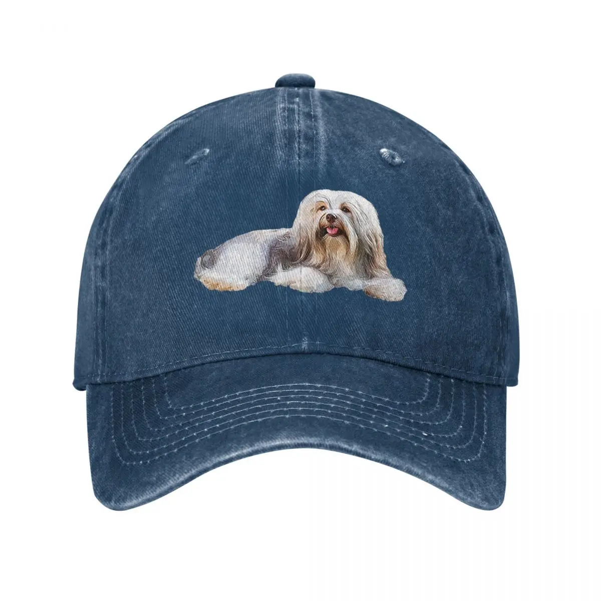 Havanese Dog Baseball Cap fishing hat Fishing cap Sunscreen Big Size Hat Women's Beach Visor Men's