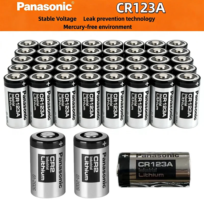3V CR123A Lithium Battery 1-10PCS Original For Panasonic Arlo Camera DL123A EL123A CR17345 123A 123 Battery Pilas Batteries