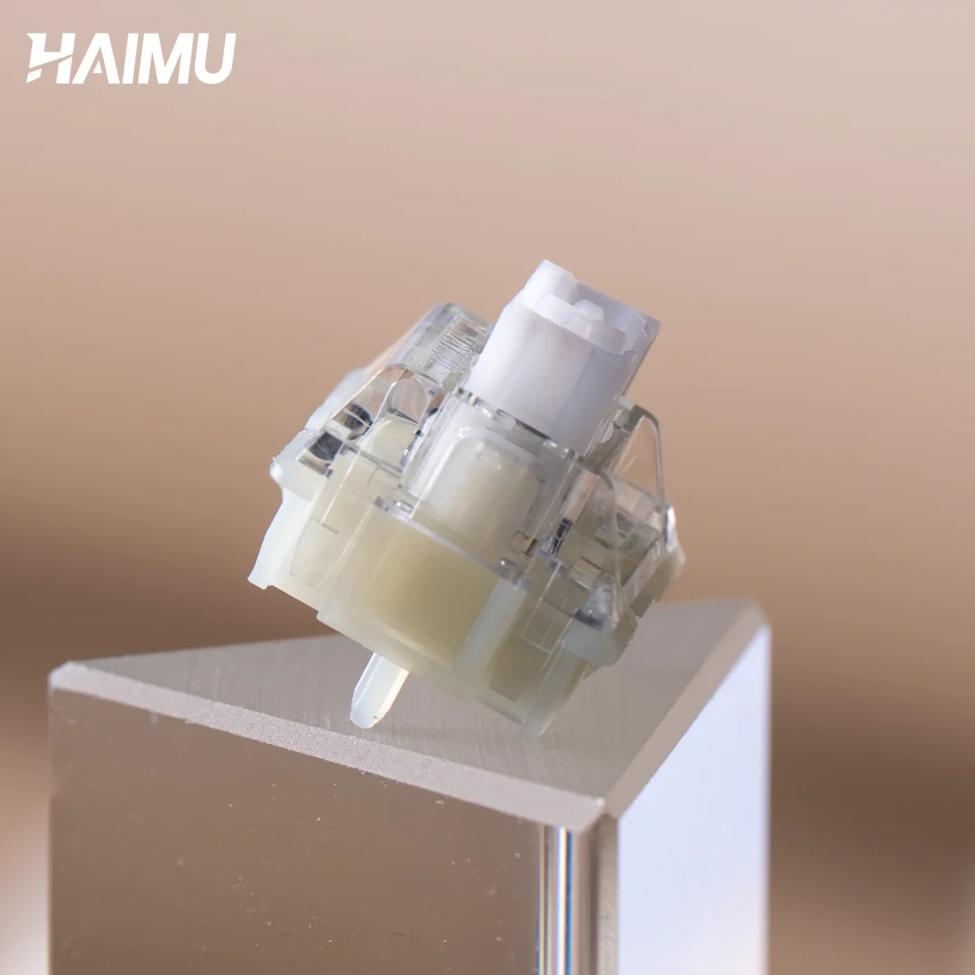 Haimu Silent Magnetic Switch 37g Linear vorgeschmierte Schalter Pom Stem Free Setting Pre Travel für Magnetic Switch Gaming-Tastatur