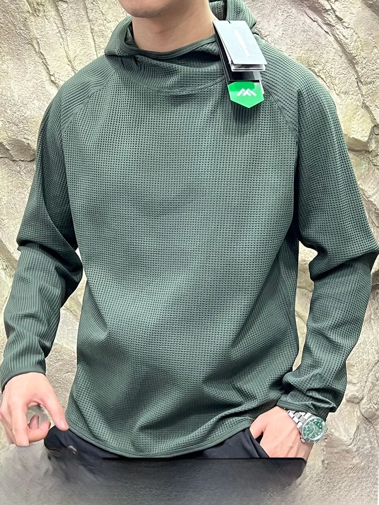 AMASSRUVE カップル フード付き ハイカラー 伸縮性 軽量 スウェットシャツ 通気性 ポリエステル繊維 カジュアル ストリートウェア