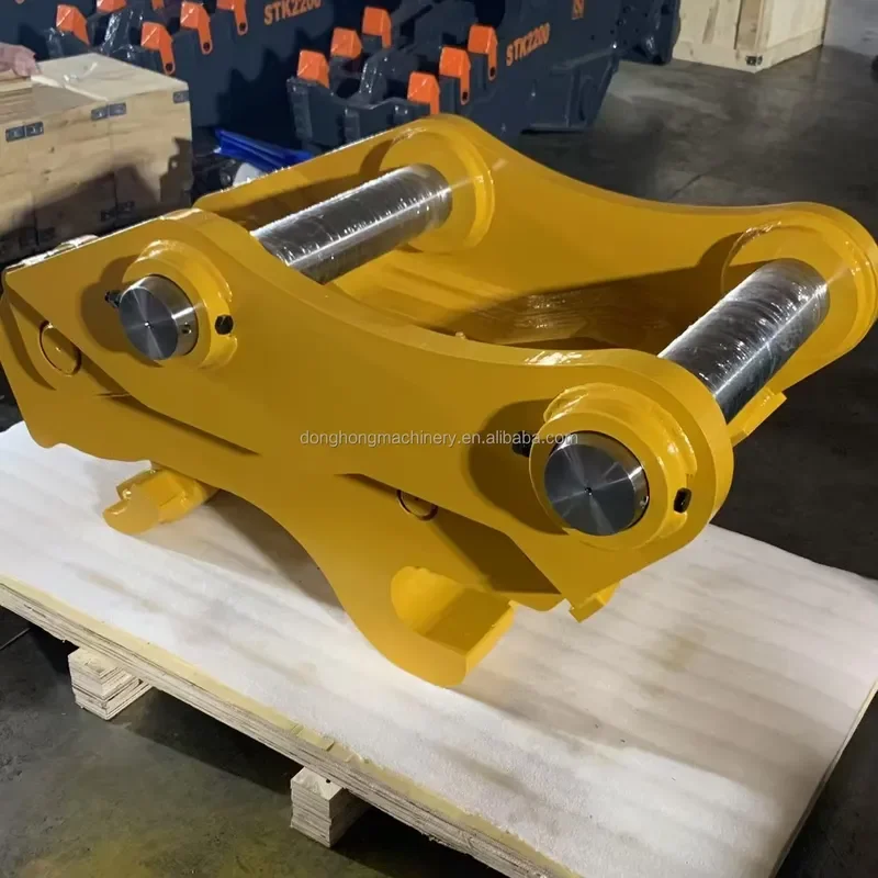 Heavy-Duty Excavator Coupler With Double Safety Lock Mechanism