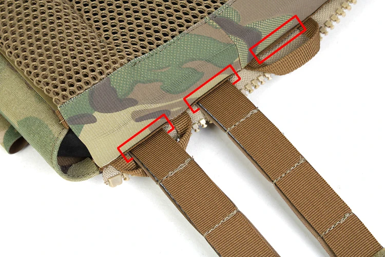 سترة حمل لوحة هيكلية تكتيكية من PEW سترة AIRLITE SPC سترة تكتيكية Airsoft #4