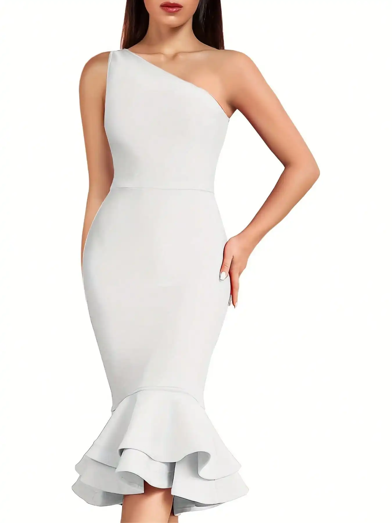 

Бандажное платье, черное облегающее платье, вечернее элегантное сексуальное платье на одно плечо, клубный наряд на день рождения, лето 2022, новое поступление