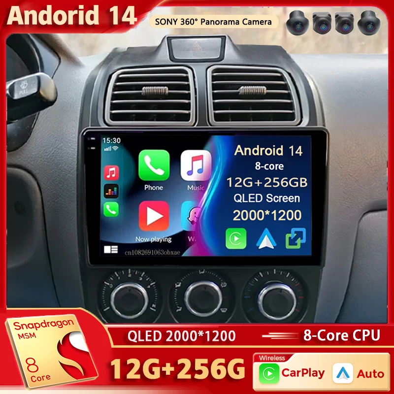 

Android 14 2K Car Radio For Hyundai Verna Accent 1999-2012 Multimedia Video Player GPS 4G Carplay Auto Navigation Stereo wifi+4G