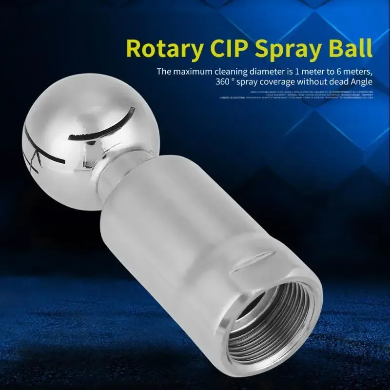 3/4 Inch Female Thread Sanitary Stainless Rotary Spray Ball for CIP Tank Cleaning