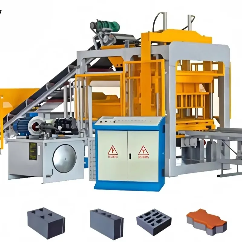 Brick Manufacturing Equipment Automatic Concrete Block Machine Hydraulic System High Productivity