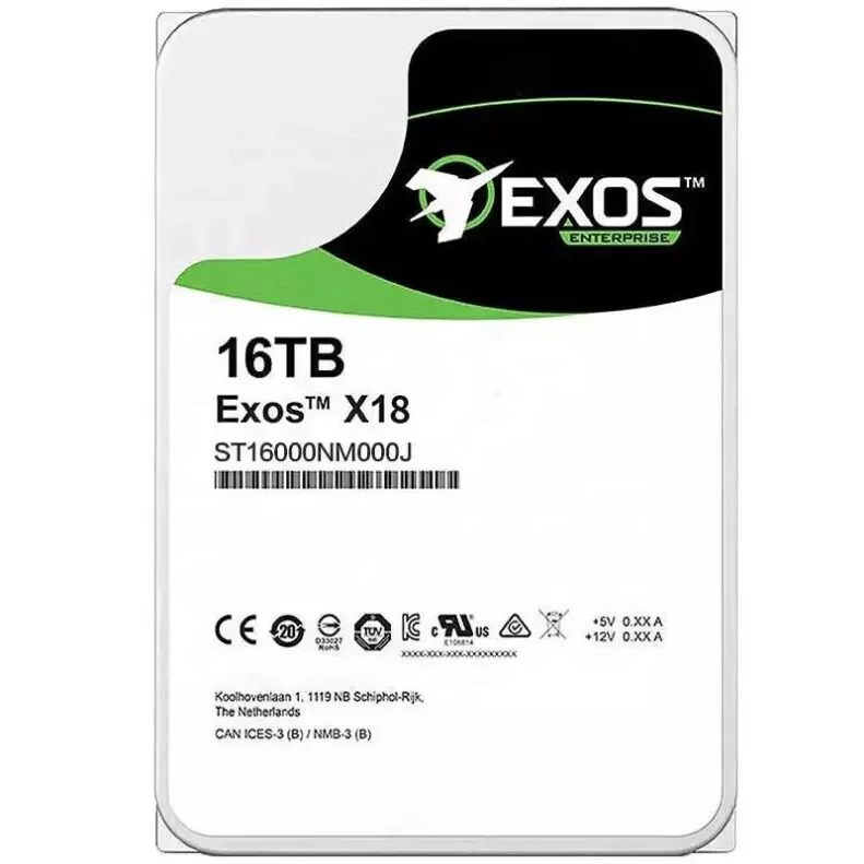 

New original Exos 16TB HDD 256MB SATA ST16000NM000J Enterprise internal hard drive