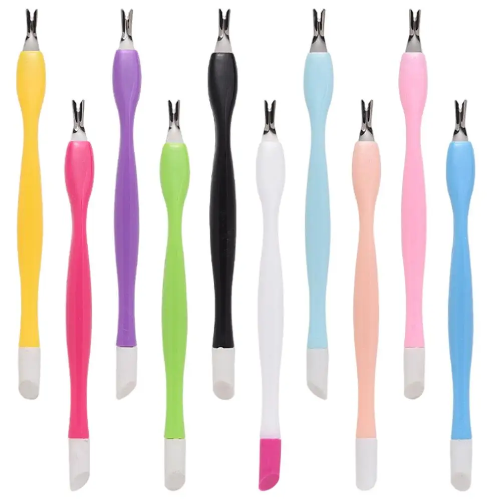 

50pcs Manicure Dead Skin Trimmer Cuticle Removers Tools Stainless Steel Duckbill Tip Nail Essential Lightweight