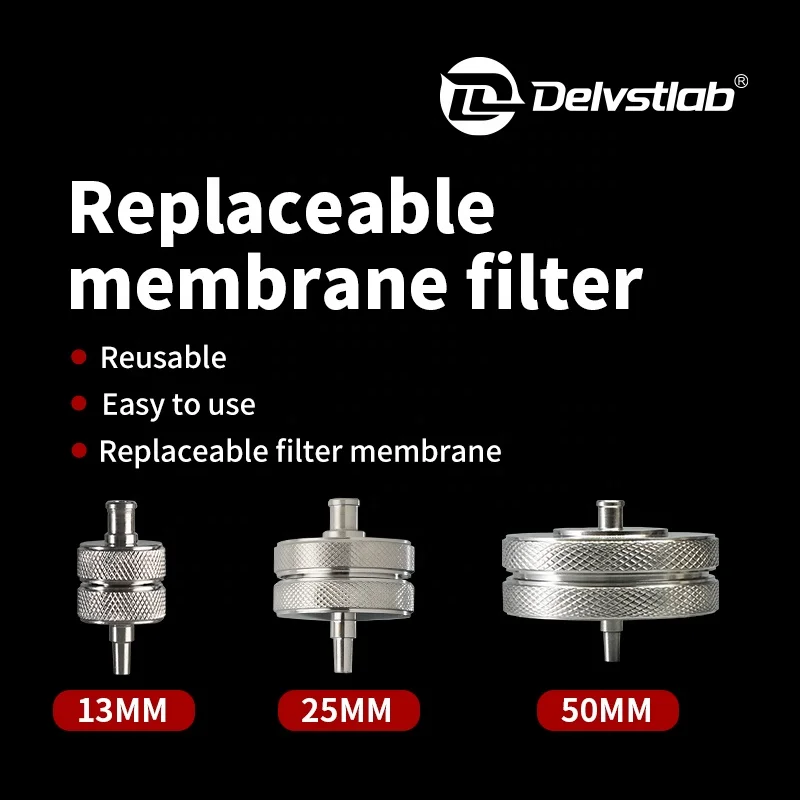 Inline Filter Holder Polycarbonate Removable Filtration   Reusable Diaphragm   for