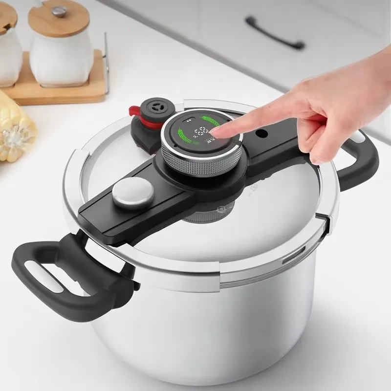 Household Rice Nonstick Stainless Steel Digital Display Pressure Cookers