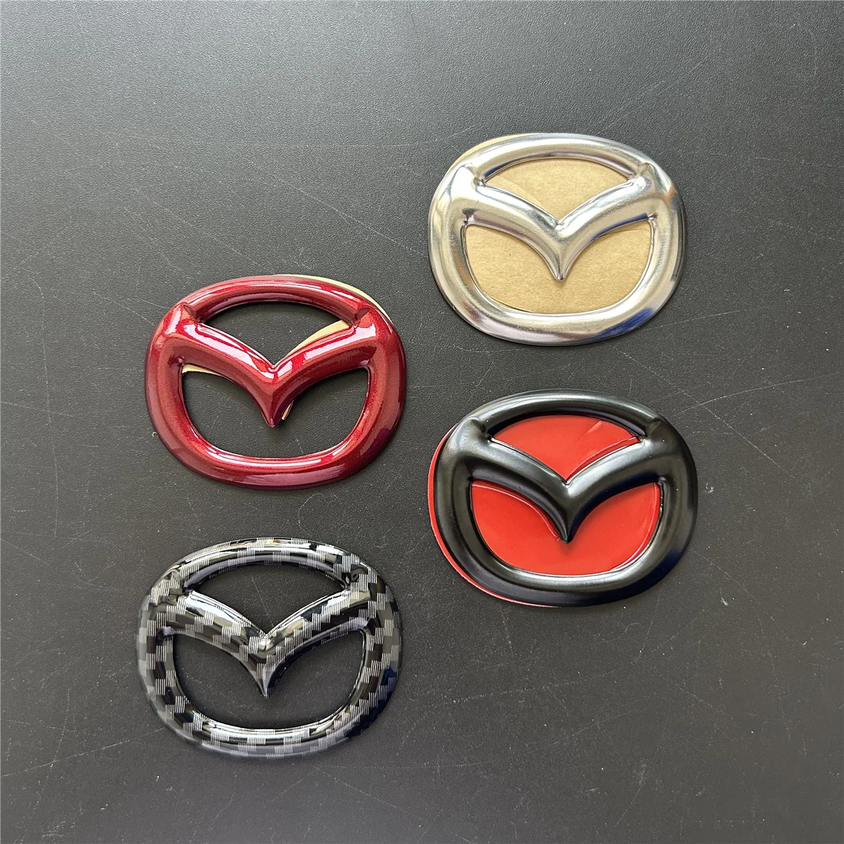 Car Steering Wheel Sticker for Mazda 3 Axela 6 Atenza CX-5 2 Demio CX-3 CX-30 MX5 CX30  Emblem Decal