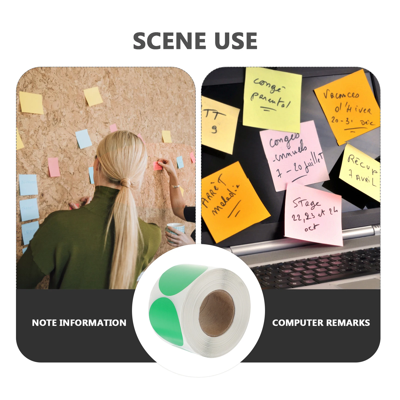 1 ロール 3 感熱ラベル印刷配送先住所ラベルステッカー防水防汚自己粘着ラウンドラベルシート用