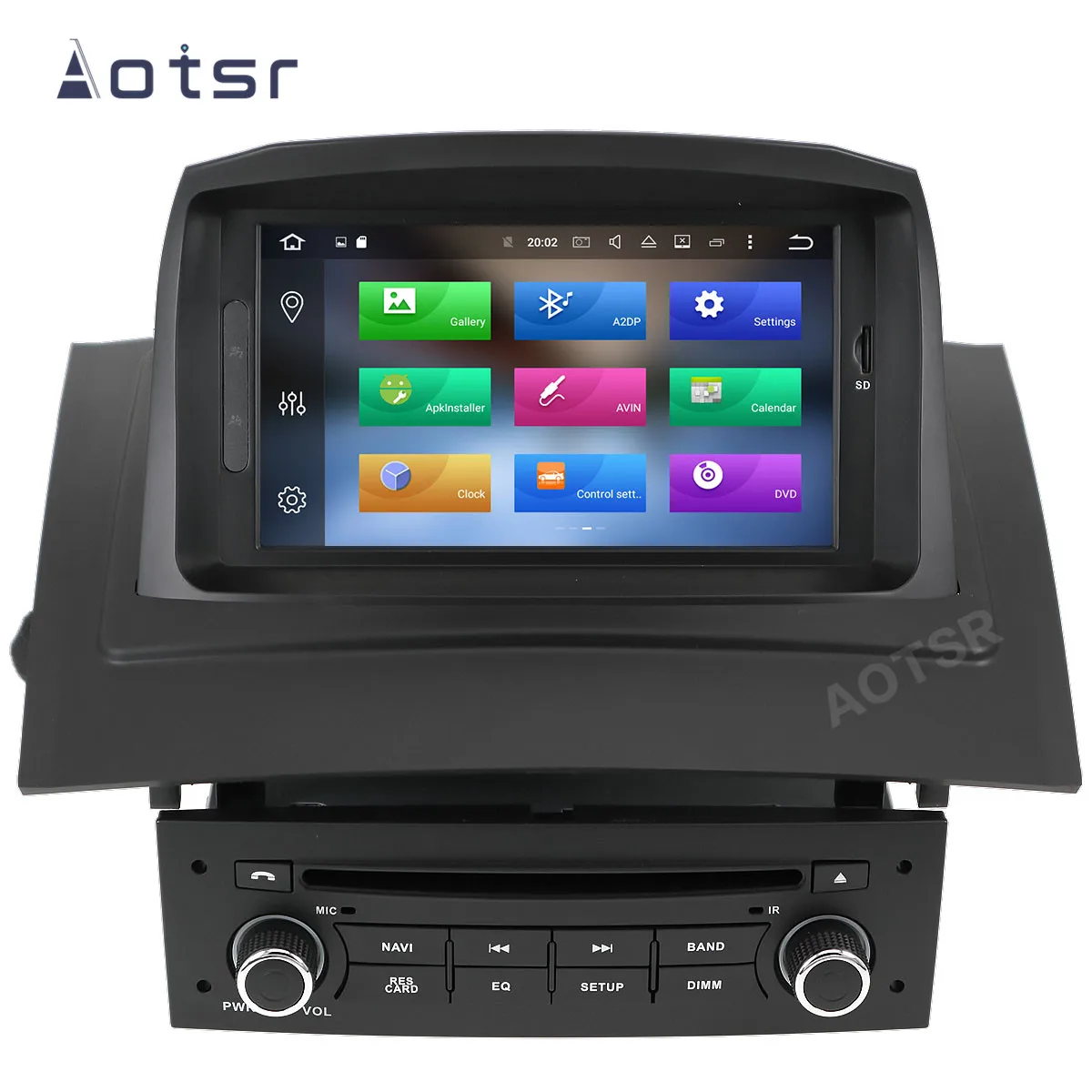 AOTSR 2 Din Car Radio Auto Android 13 For Renault Megane 2 Fluence 2002 - 2008 Multimedia Player GPS Navigation DSP AutoRadio